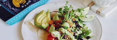 The Ultimate Plant Based Tacos with Tangy-Sweet Cilantro Tahini Lime Sauce