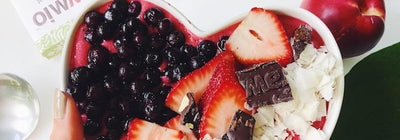 Flavor Fireworks Found Here: Summer of Love Raspberry Nectarine Smoothie Bowl