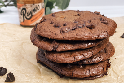 Flourless Hazelnut Chocolate Crunch Cookies