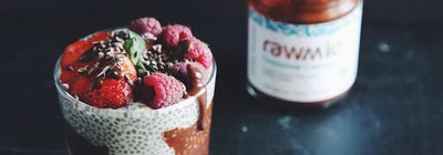 Next Level Comfort Food: Easy Rawmio Chia Pudding Parfait (Recipe!)