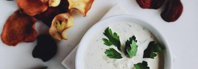 Healthified Tahini Sour Cream and Onion Dip (Raw, Vegan, Paleo, Clean)