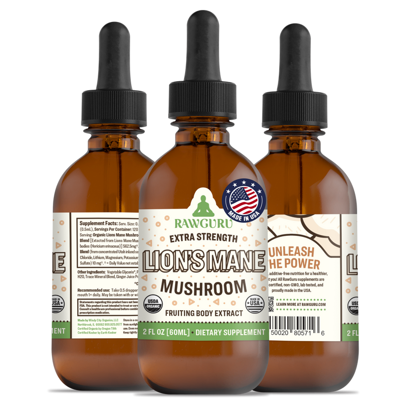 organic lions mane mushroom tincture