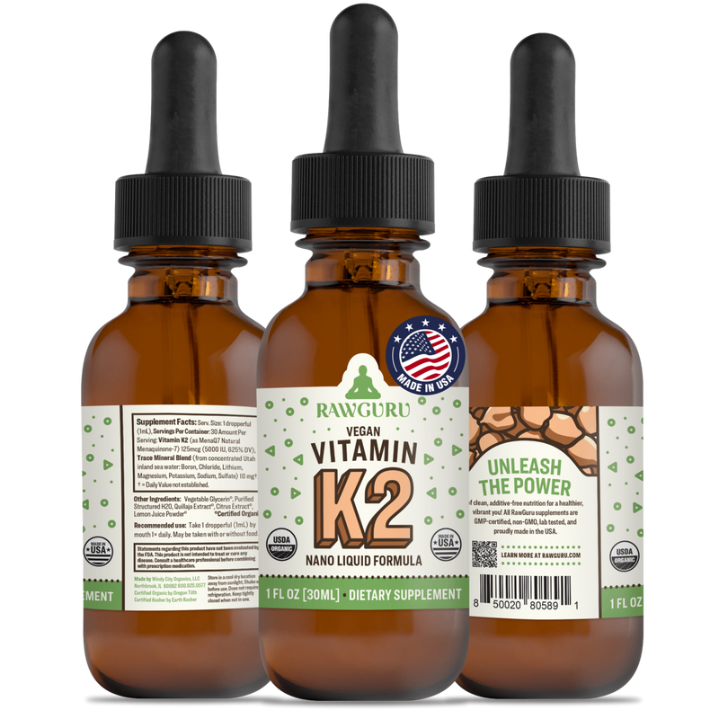 organic vegan nano vitamin k2 tincture