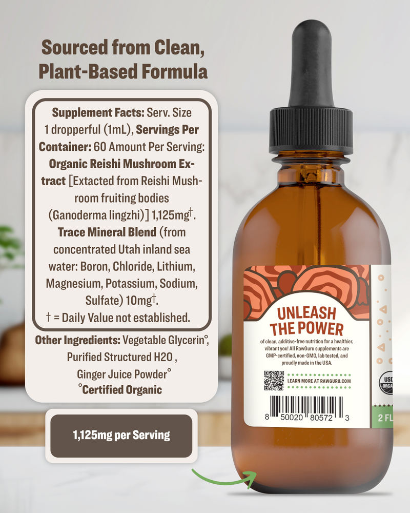 organic reishi mushroom tincture