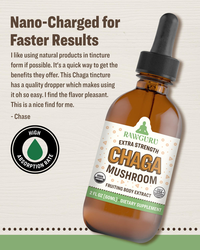 organic chaga mushroom extract tincture