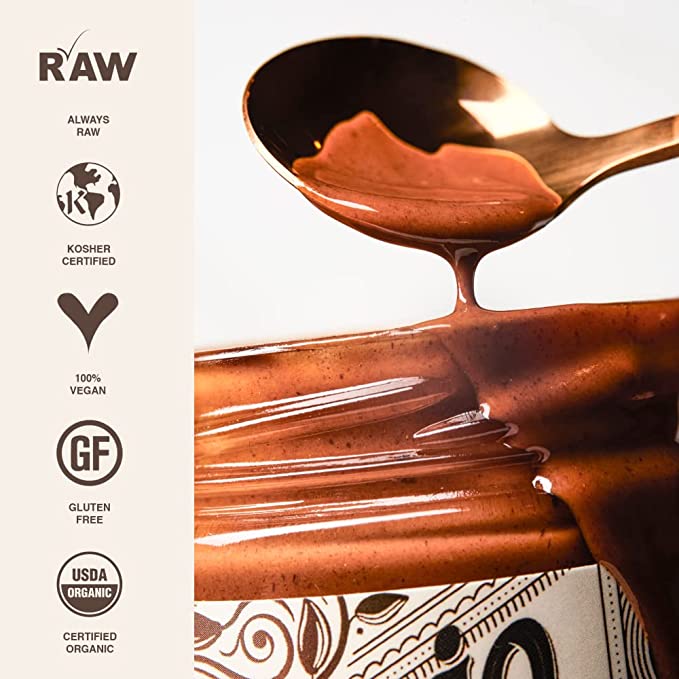 Rawmio is always Raw, kocher certified, 100% vegan, gluten free and certified organic