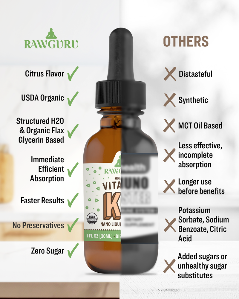 organic vegan nano vitamin k2 tincture