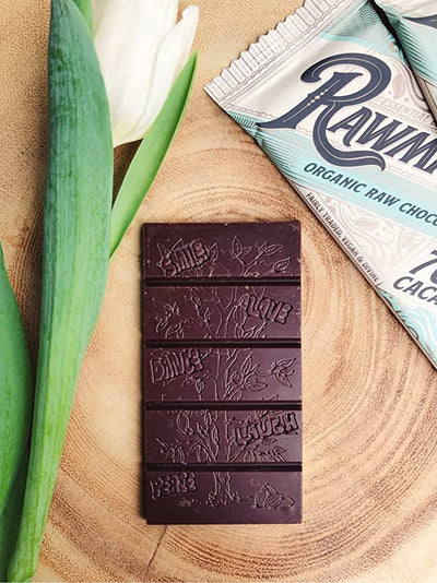 Delicious organic chocolate bar