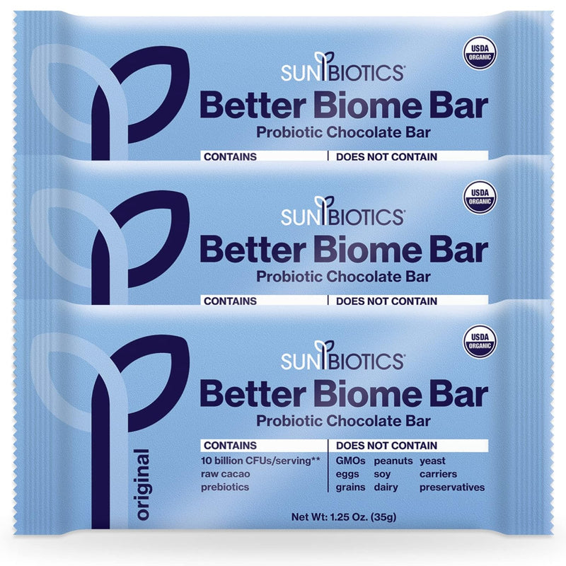 Better Biome Bar - Probiotic Chocolate Bar - Original