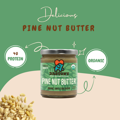 Organic Raw Wild Pine Nut Butter