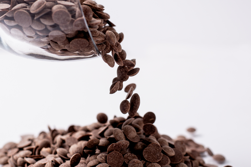Piece of dilicious chocolate chips
