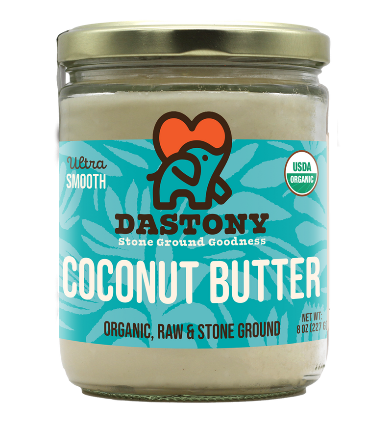 dastony organic raw stone ground coconut butter