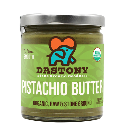 dastony raw organic stone ground pistachio butter