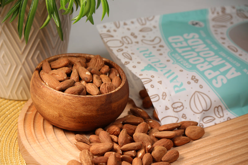 Organic Sprouted Almonds open box