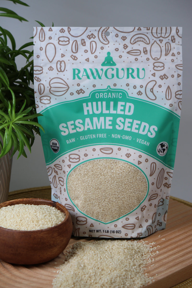 Raw Organic Hulled Sesame Seeds