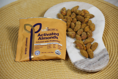 Activated Almonds with probiotics in super cheesy