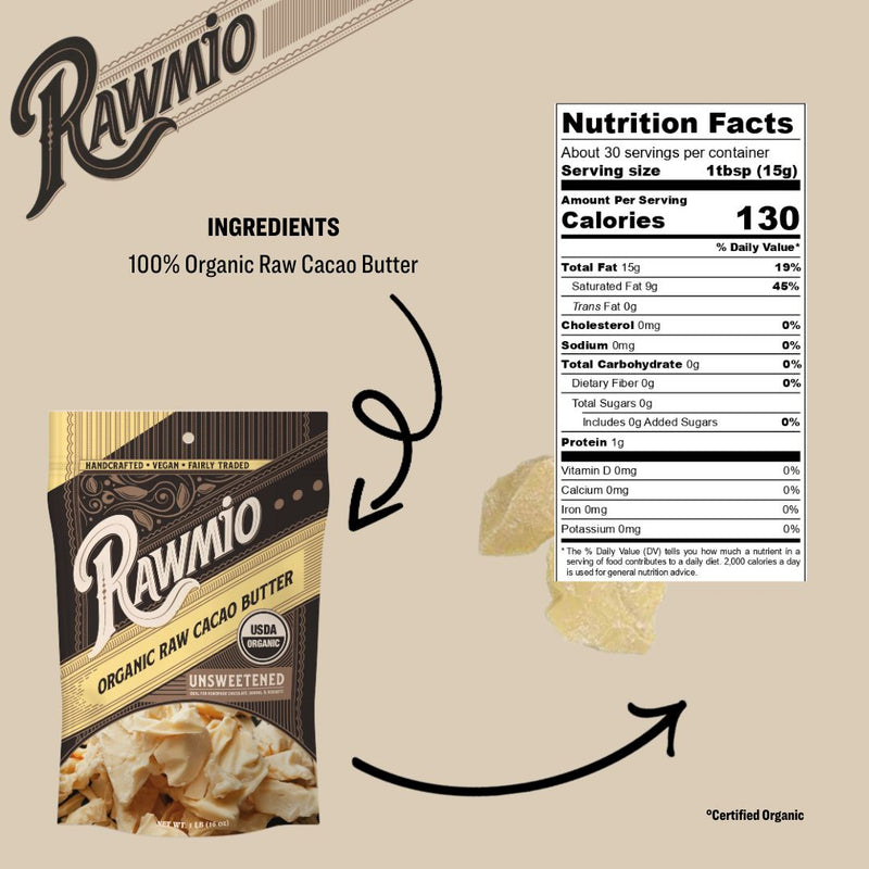 Package with ingredients and nutrition facts