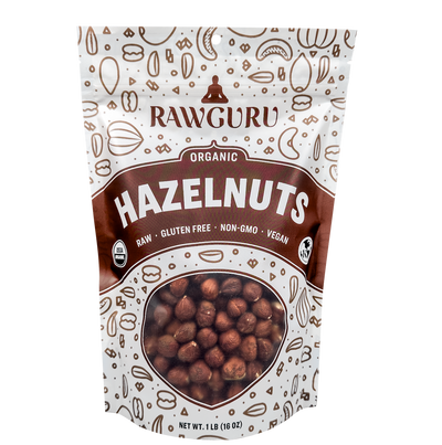 Raw Organic Hazelnuts