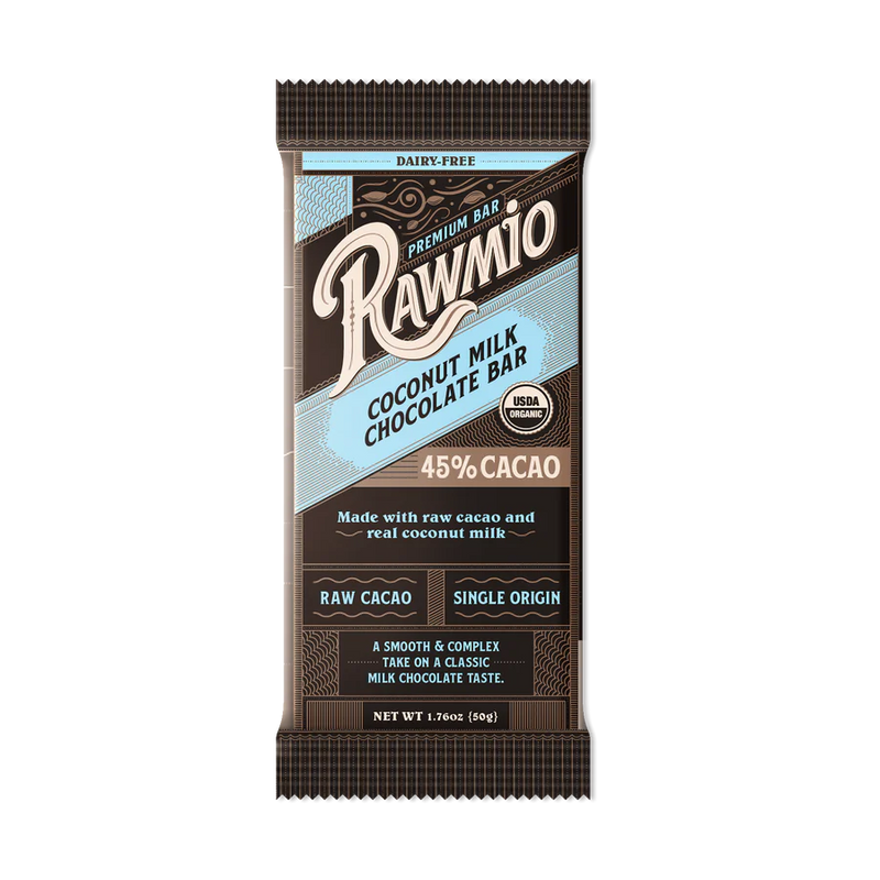 Premium Coconut Milk Chocolate Bar - 45% Cacao