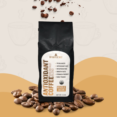 Organic Antioxidant Coffee Breakfast Blend | Whole Bean 