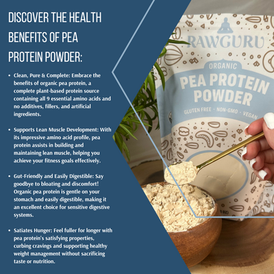 Discover the health benefits of pea protein powder