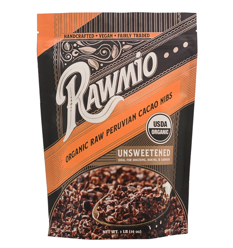 rawmio organic raw cacao nibs