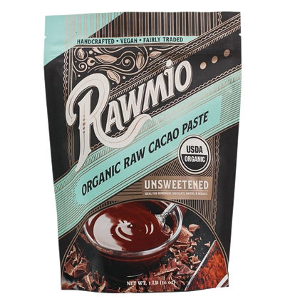 rawmio organic raw cacao paste unsweetened