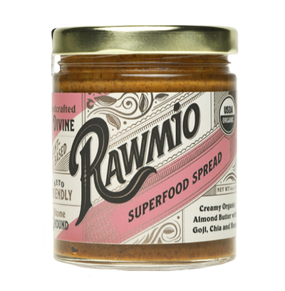 Rawmio Raw Organic Stone Ground Superfood Almond Spread