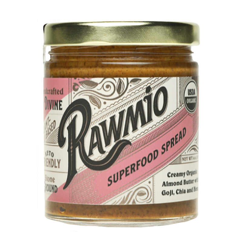 Rawmio Raw Organic Stone Ground Superfood Almond Spread