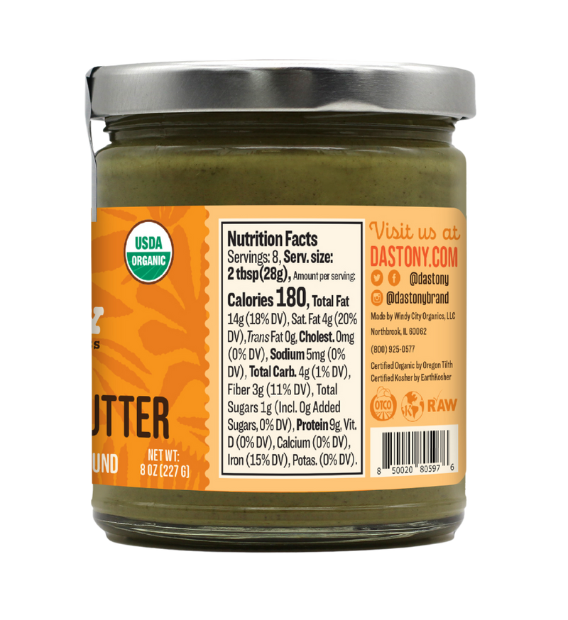 Organic Crunchy Sprouted Pumpkin Seed Butter