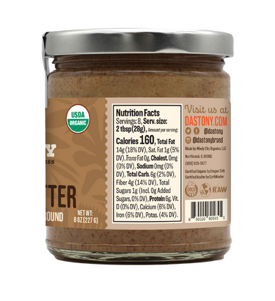 Organic Crunchy Sprouted Almond Butter