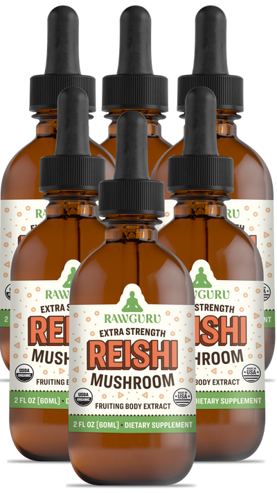 Organic Reishi Mushroom Tincture (6 month supply)