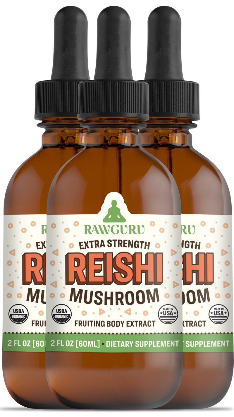 Organic Reishi Mushroom Tincture (3 month supply)