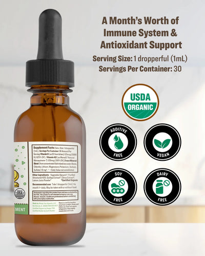 Organic Nano Vitamin D3 + K2 Tincture (3 Month Supply) 3 SKU