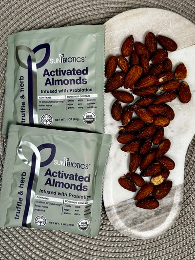 Activated Almonds with probiotics in truffle & herb