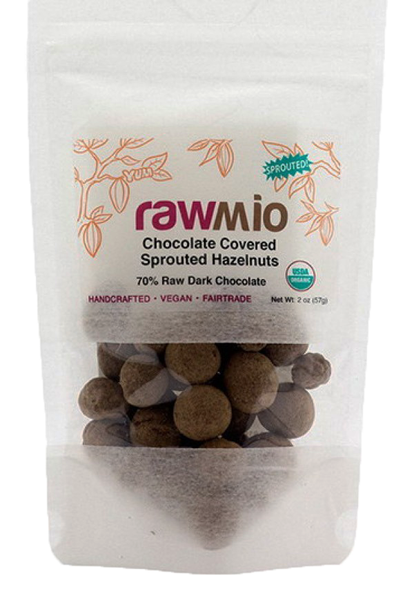 Sprouted Raw Chocolate Covered Hazelnuts - 5 lbs